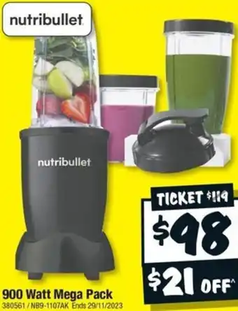 JB Hi-Fi 900 Watt Mega Pack offer