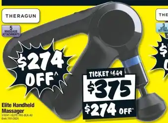 JB Hi-Fi Elite Handheld Massager offer
