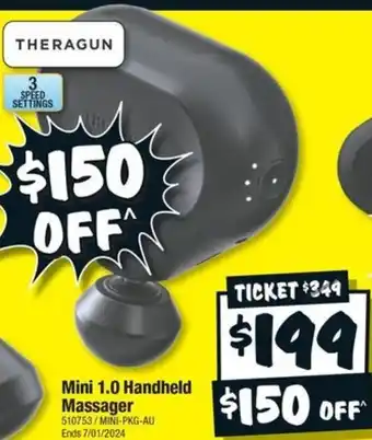 JB Hi-Fi Mini 1.0 Handheld Massager offer