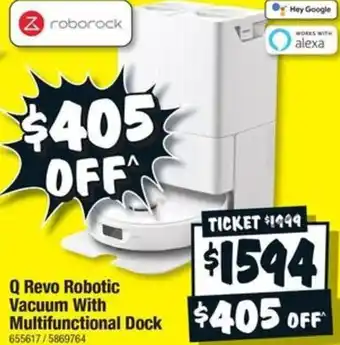 JB Hi-Fi Q Revo Robotic Vacuum With Multifunctional Dock offer