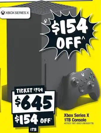 JB Hi-Fi Xbox Series X 1TB Console offer