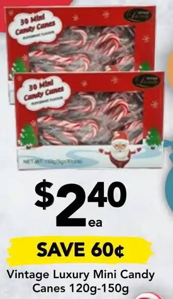 Drakes Vintage Luxury Mini Candy Canes 120g-150g offer