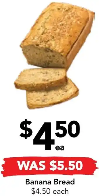 Drakes Banana Bread offer