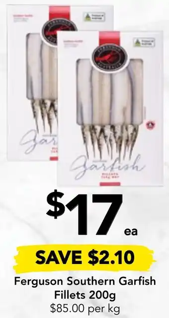 Drakes Ferguson Southern Garfish Fillets 200g offer