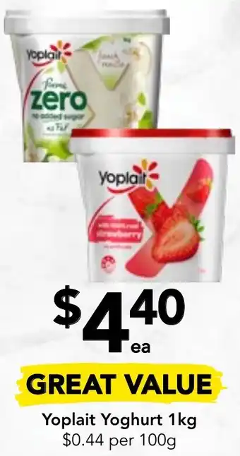 Drakes Yoplait Yoghurt 1kg offer