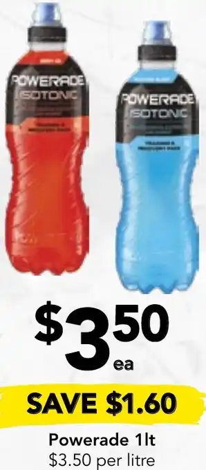 Drakes Powerade 1lt offer