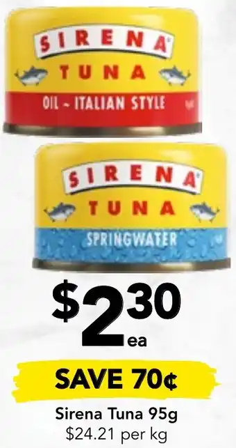 Sirena Tuna 95g