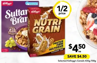 Drakes Selected Kellogg's Cereals 435g-700g offer