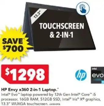 Harvey Norman HP Envy x360 2-in-1 Laptop offer