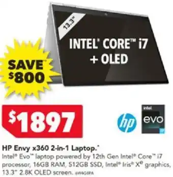 Harvey Norman HP Envy x360 2-in-1 Laptop offer
