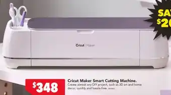 Harvey Norman Cricut Maker Smart Cutting Machine offer