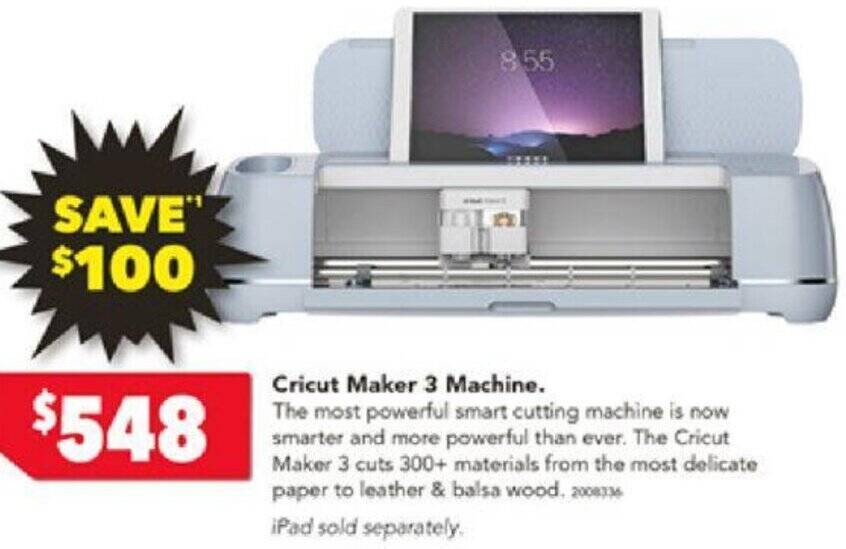 Cricut Maker 3 Machine offer at Harvey Norman