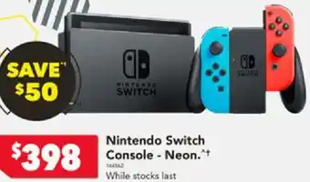 Harvey Norman Nintendo Switch Console - Neon offer