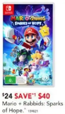 Harvey Norman Mario + Rabbids: Sparks of Hope offer