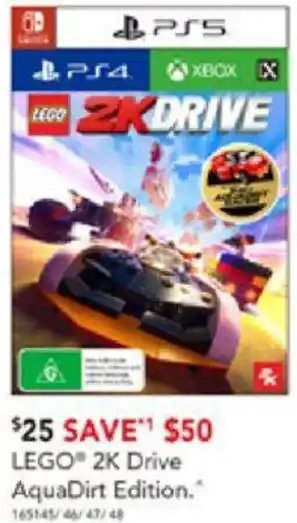 Harvey Norman LEGO 2K Drive AquaDirt Edition offer