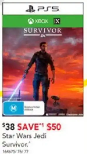 Harvey Norman Star Wars Jedi Survivor offer
