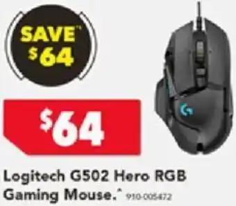 Logitech G502 Hero RGB Gaming Mouse