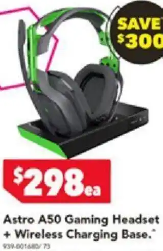 Astro A50 Gaming Headset + Wireless Charging Base