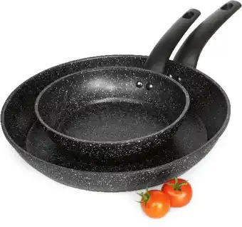Spotlight Equip marble 2 pack frypans 20cm & 30cm offer