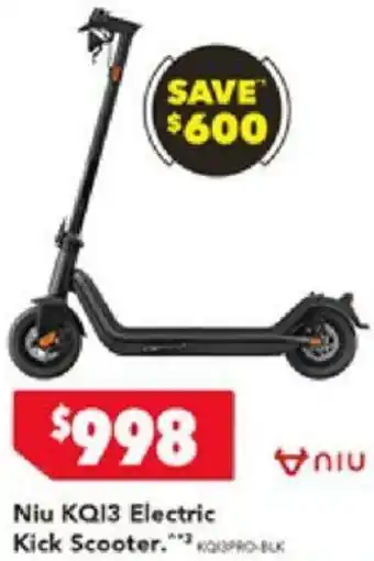 Harvey Norman Niu KQ13 Electric Kick Scooter offer