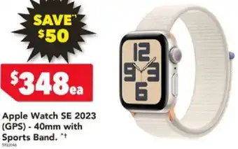Apple Watch SE 2023 (GPS) - 40mm with Sports Band