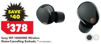 Harvey Norman Sony WF-1000XMS Wireless Noise-Cancelling Earbuds offer