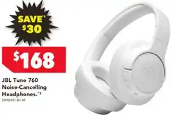 Harvey Norman JBL Tune 760 Noise-Cancelling Headphones offer