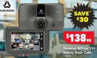 Harvey Norman Navman MiVue 150 Safety Dash Cam offer