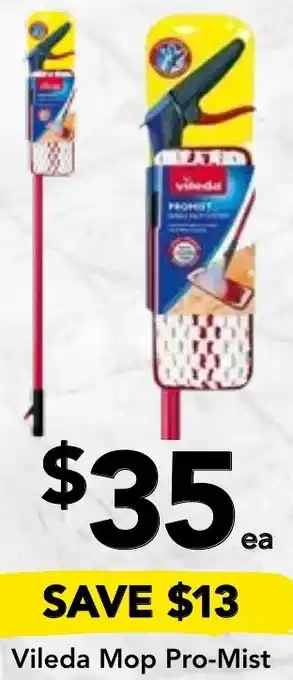 Drakes Vileda Mop Pro-Mist offer