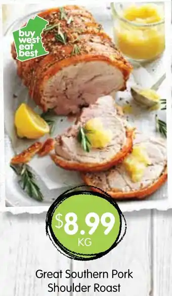 Spudshed Great Southern Pork Shoulder Roast offer
