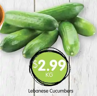 Spudshed Lebanese Cucumbers offer