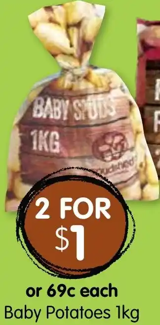 Spudshed Baby Potatoes 1kg offer