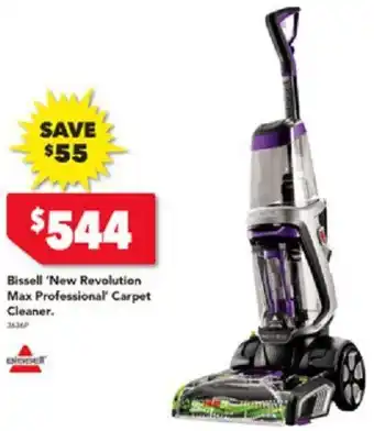 Harvey Norman Bissell 'New Revolution Max Professional Carpet Cleaner offer