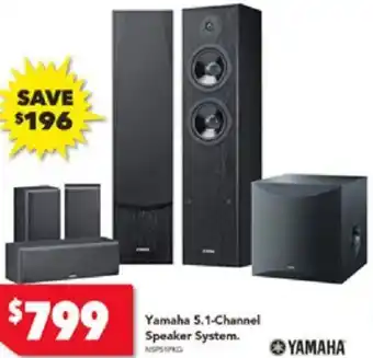 Harvey Norman Yamaha 5.1-Channel Speaker System offer