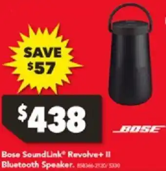 Harvey Norman Bose SoundLink Revolve+ II Bluetooth Speaker offer