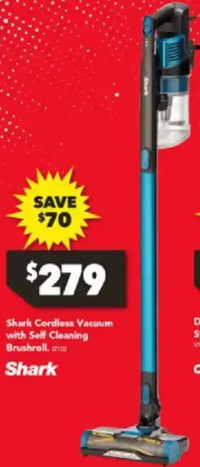 Harvey Norman Shark Cordless Vacuum with Self Cleaning Brushroll offer