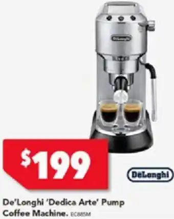 Harvey Norman De'Longhi 'Dedica Arte' Pump Coffee Machine offer