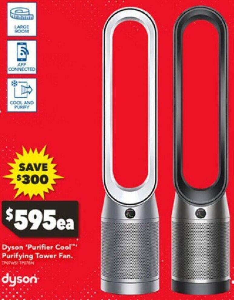 Dyson 'Purifier Cool Purifying Tower Fan offer at Harvey Norman