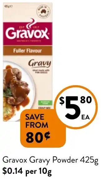 Foodworks Gravox Gravy Powder 425g offer