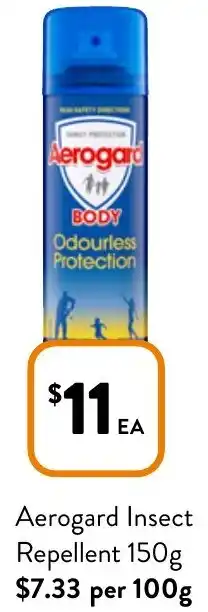 Foodworks Aerogard Insect Repellent 150g offer