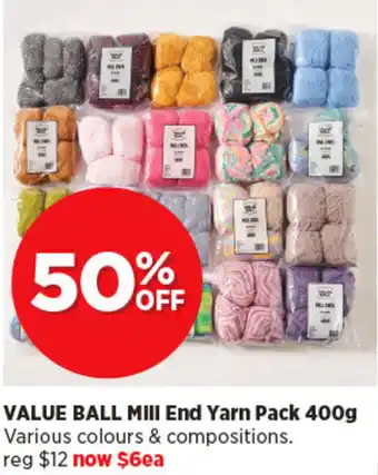 Spotlight VALUE BALL MIII End Yarn Pack 400g offer