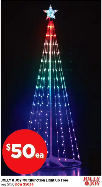 Spotlight JOLLY & JOY Multifunction Light Up Tree offer