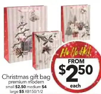 Christmas gift bag
