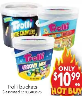 Trolli buckets