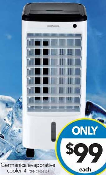Cheap as Chips Germanica evaporative cooler 4 litre offer