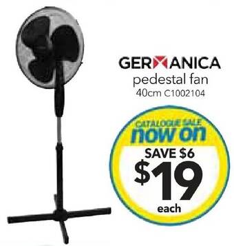 Cheap as Chips pedestal fan offer