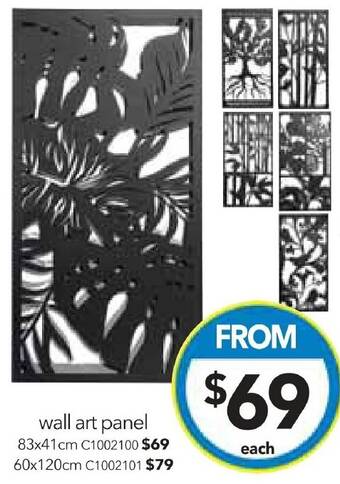 Cheap as Chips wall art panel offer
