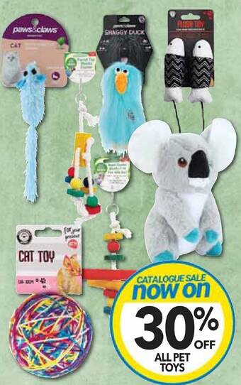 Cheap as Chips ALL PET TOYS offer