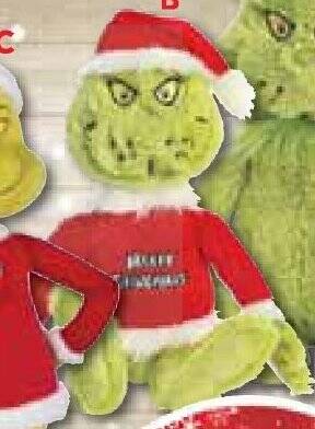 Cheap as Chips plush 15" grinch Merry Grinchmas offer