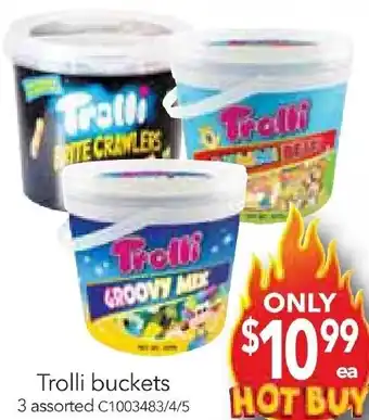 Trolli buckets